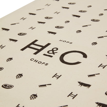 Hops & Chops Tea Towel